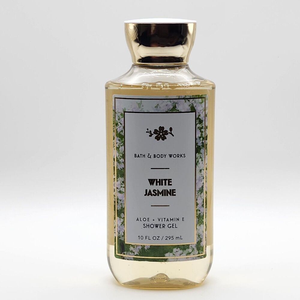 BATH & BODY WORKS WHITE JASMINE SHOWER GEL 10 FL OZ NEW FAST SHIP!
